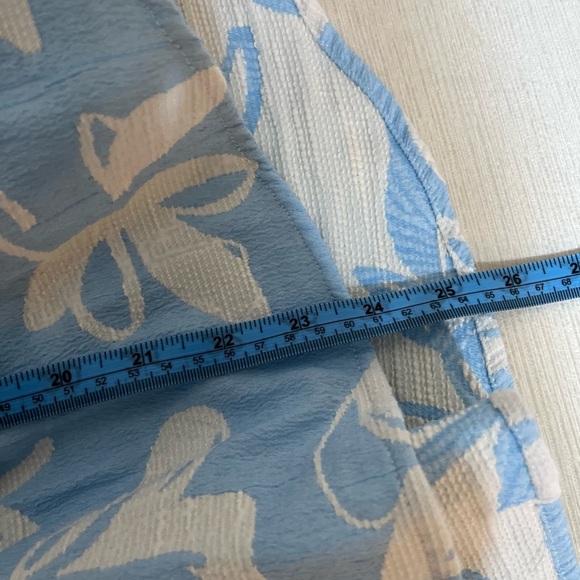 Stine Goya Top - Women's Small Blue White - Floral Peplum - Picture 11 of 13